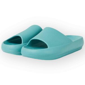 32 Degrees Women’s Cushion Slides, Dusty Turquoise, XL (W 11-12 / M 9-10) 334